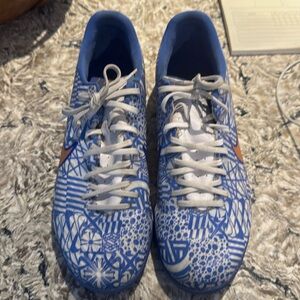 nike mercurial vapor 15 academy mens size 8 shoes blue indoor soccer sneakers